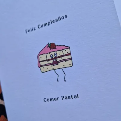 Feliz Cumpleanos comer pastel, happy bir 9