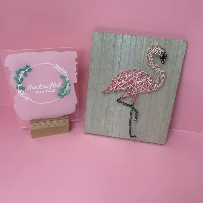 Flamingo string art 1