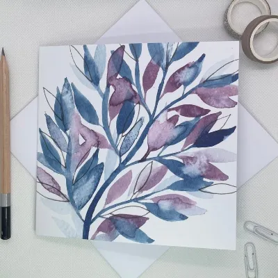 Floral Greetings Cards Pack/Set Handmade 4