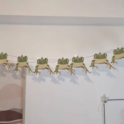 Froggy Frog party bunting/ banner 2