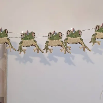 Froggy Frog party bunting/ banner 3