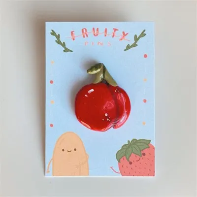 Cherry lapel pin