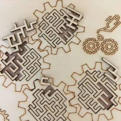 Gears of Steampunk Fractal Puzzle 5