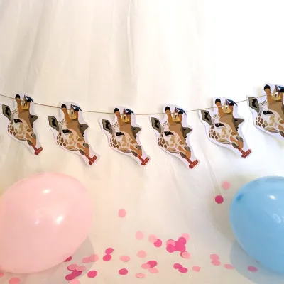 Giraffe Head Party Bunting 5