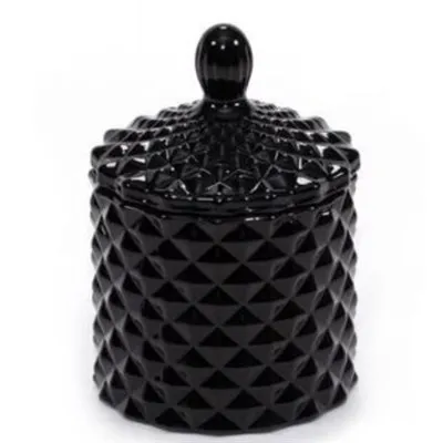 Gloss Black Mini Geo Candle