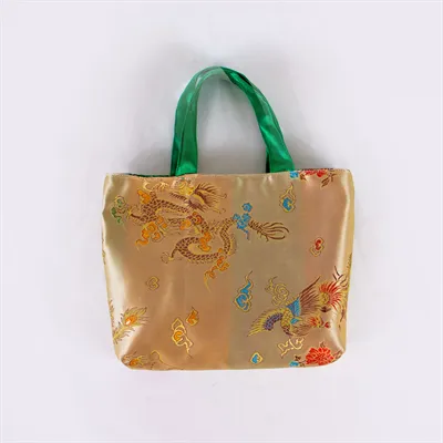 Green Phoenix & Dragon Mini-Tote Bag 3