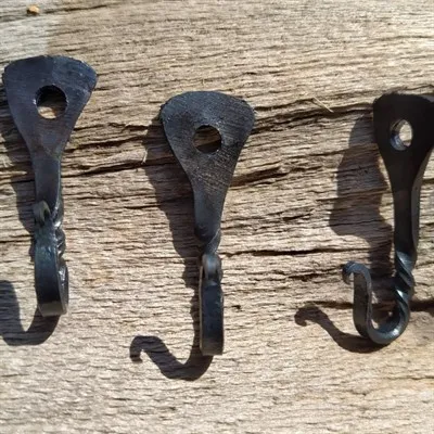 Hand Forged Horseshoe Nail Hook