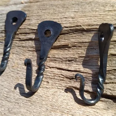 Hand Forged Horseshoe Nail Hook