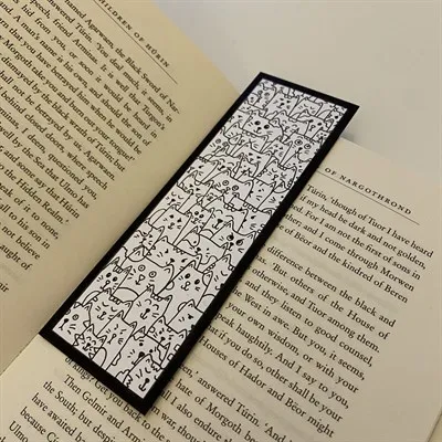 Double-sided Cat Bookmark