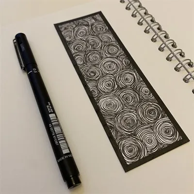 Handmade Geometric Circles Bookmark