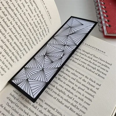 Geometric Line Bookmark