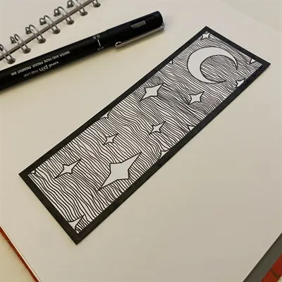 Moon and Stars Bookmark