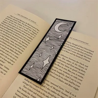 Double-Sided Night Sky Bookmark