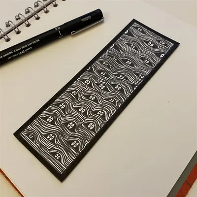 Hidden Eyes Illustrated Bookmark