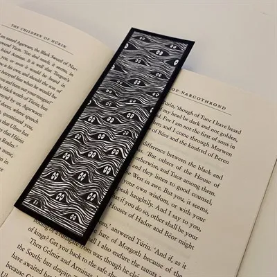 Hand Illustrated Eye Bookmark