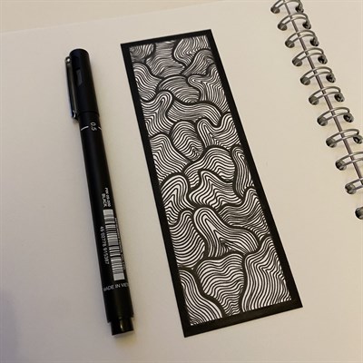 Handmade Swirling Bookmark