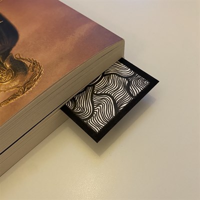 Swirling Pattern Bookmark Handmade