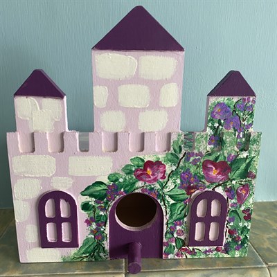 Hand Painted Bird Castle by Wisteria Handmade Crafts