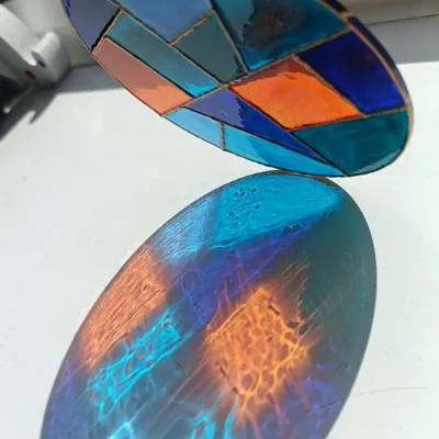 Hand Painted Stained Glass Suncatchers 1