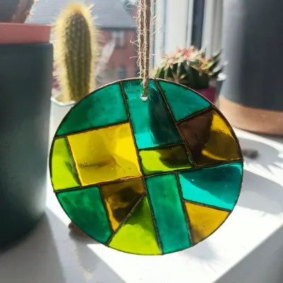 Hand Painted Stained Glass Suncatchers 6