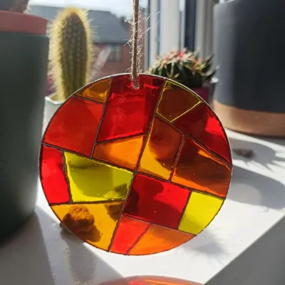 Hand Painted Stained Glass Suncatchers 10