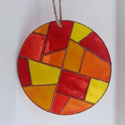 Hand Painted Stained Glass Suncatchers 12