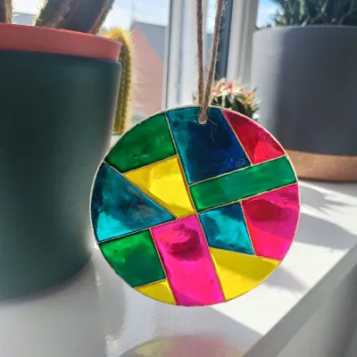 Hand Painted Stained Glass Suncatchers 14