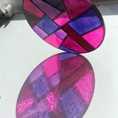 Hand Painted Stained Glass Suncatchers 13