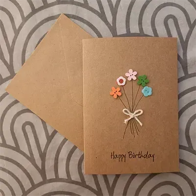 Handmade Birthday Bouquet Card 2