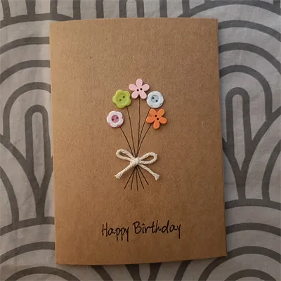 Handmade Birthday Bouquet Card 4