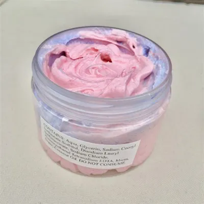 Handmade Blue & Pink Whipped Sugar Scrub