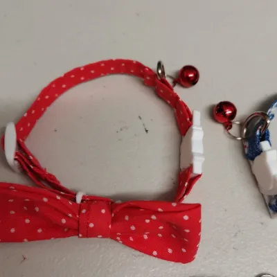 Handmade Cat collars with Decorative bow 8