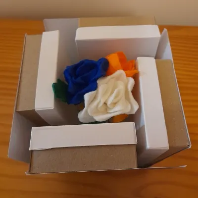 Handmade Exploding Box Flowers inside 2