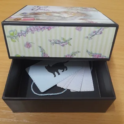 Handmade gift box with lid and reusable  6