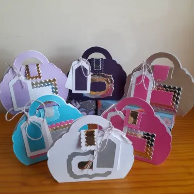 Handmade Handbag gift boxes with Velcro  1