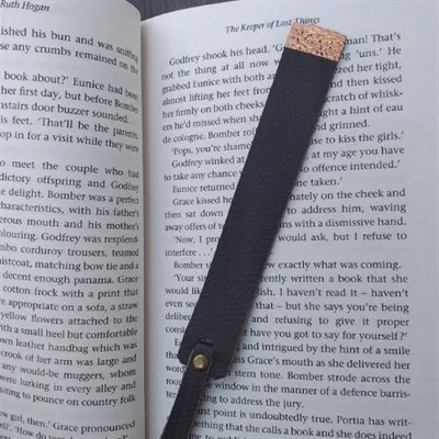 Bookmark with book