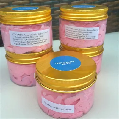 Handmade Pink Whipped Sugar Scrub