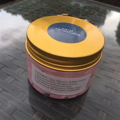 Handmade Pink Whipped Sugar Scrub