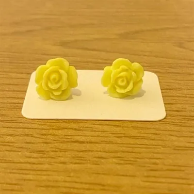 Handmade polymer clay flower stud earrin