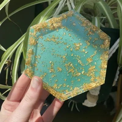 Handmade  Resin jewellery tray