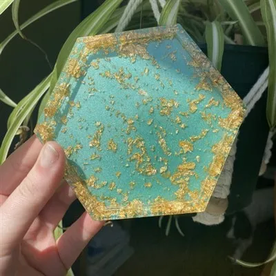 Handmade  Resin jewellery tray