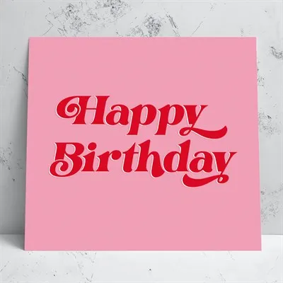 Happy Birthday Card