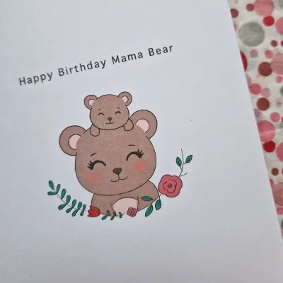 Happy Birthday Mum, Mama, Mother. Card f 3