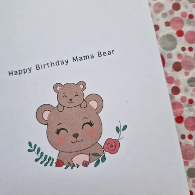 Happy Birthday Mum, Mama, Mother. Card f 4