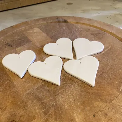 Heart Tags X 8 (5x5cm) 3