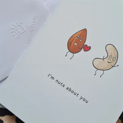 I'm Nuts About You. Greeting Card