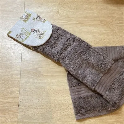 Kitchen Gift Set - Rustic Hare Print towel