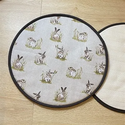 Kitchen Gift Set - Rustic Hare Print toppers