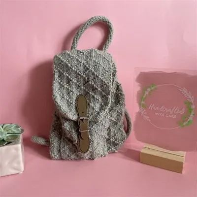 Knitted Backpack Small