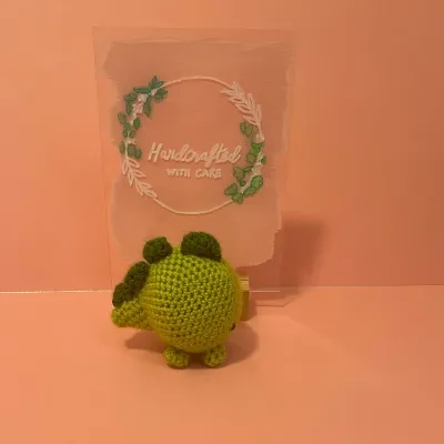 Little squishy crochet dino 3